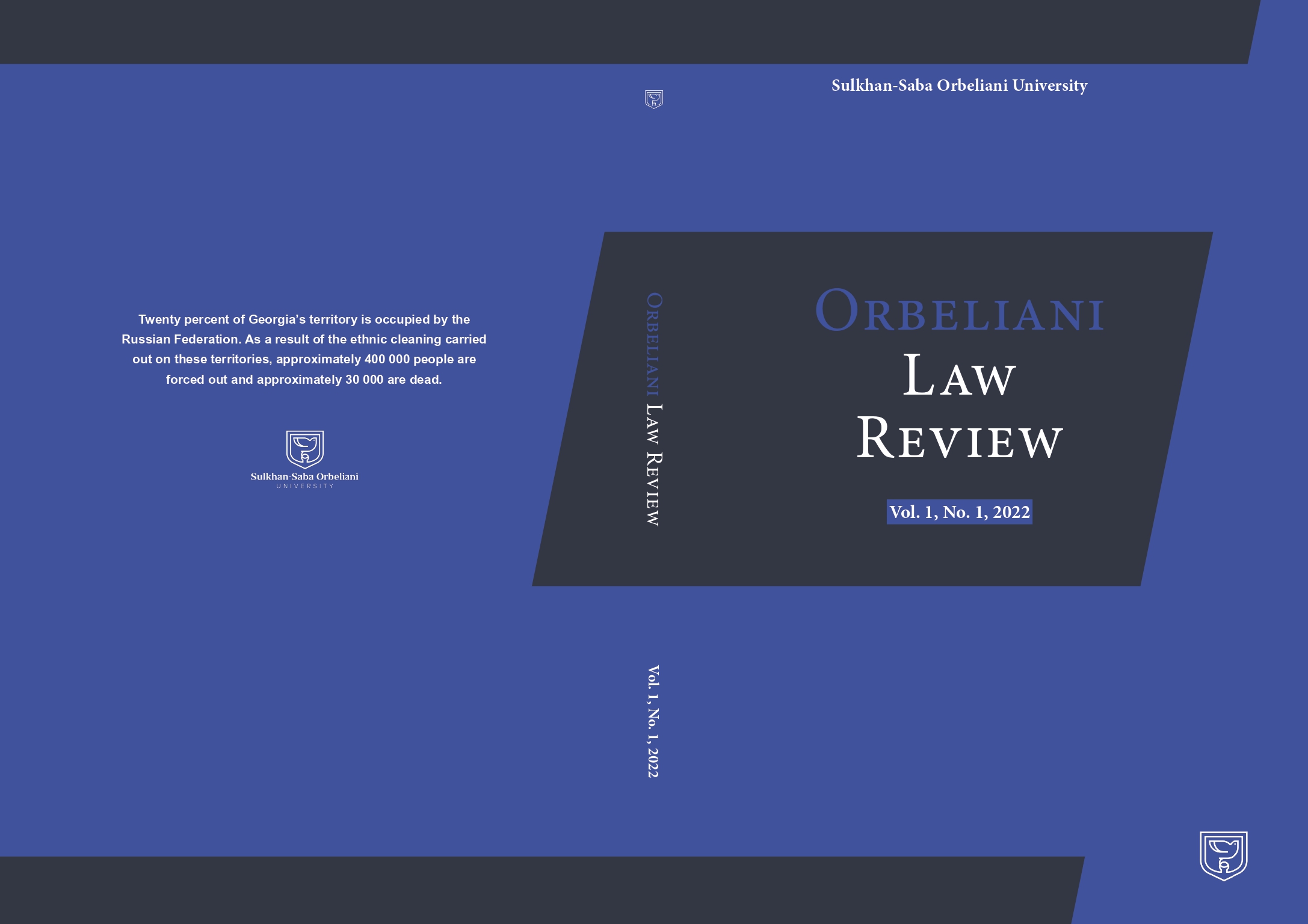 					View Vol. 1 No. 1 (2022): Orbeliani Law Review
				