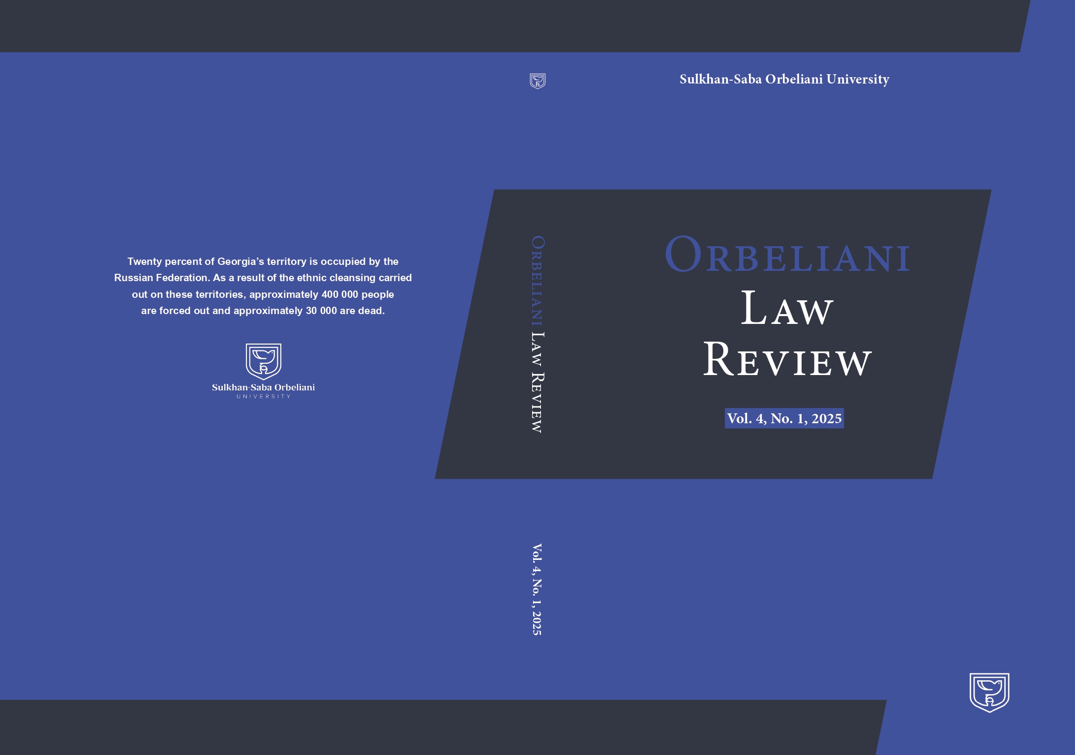 					View Vol. 4 No. 1 (2025): Orbeliani Law Review
				